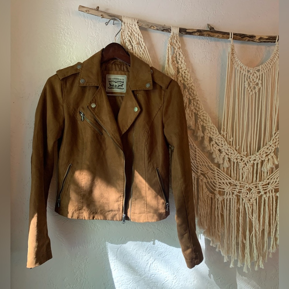 Levi’s Vegan Suede Motorcycle Jacket
